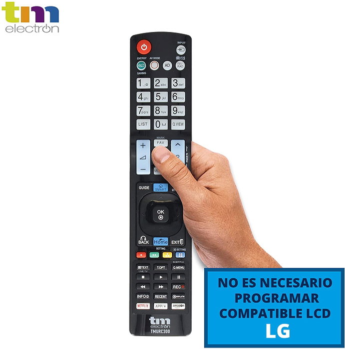 Tm Electron Mando Universal para TV LG TMURC300 Tm Electron Mando Universal para TV LG TMURC300